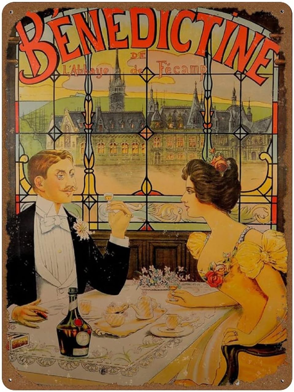 Wine Beer And Spirit - Benedictine France 1890 Vintage Beers Wines
