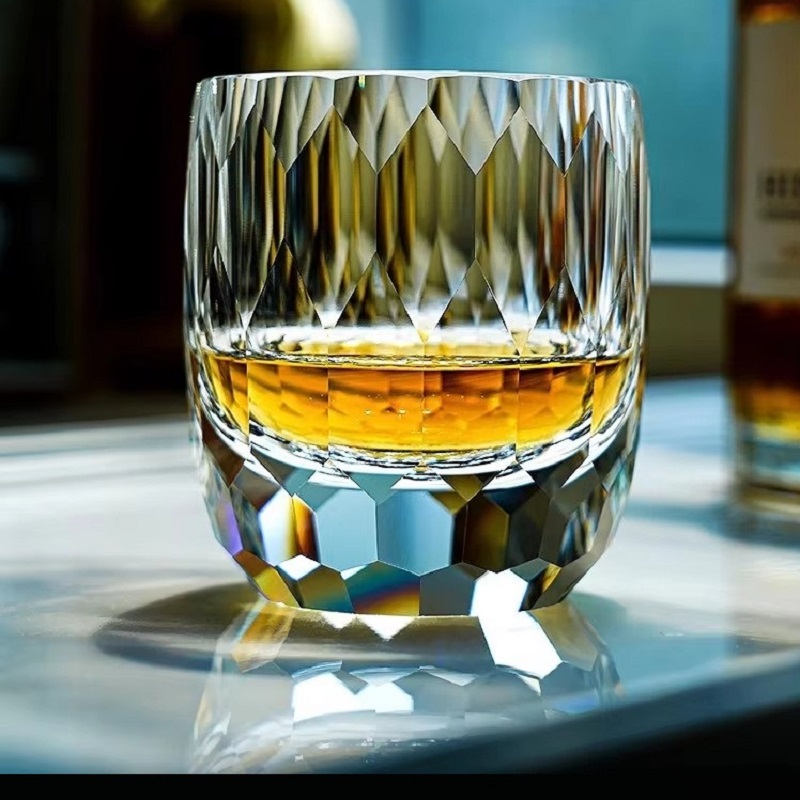 Whisky Beer And Wine - Japanese Handmade Carved Crystal Glass Whisky