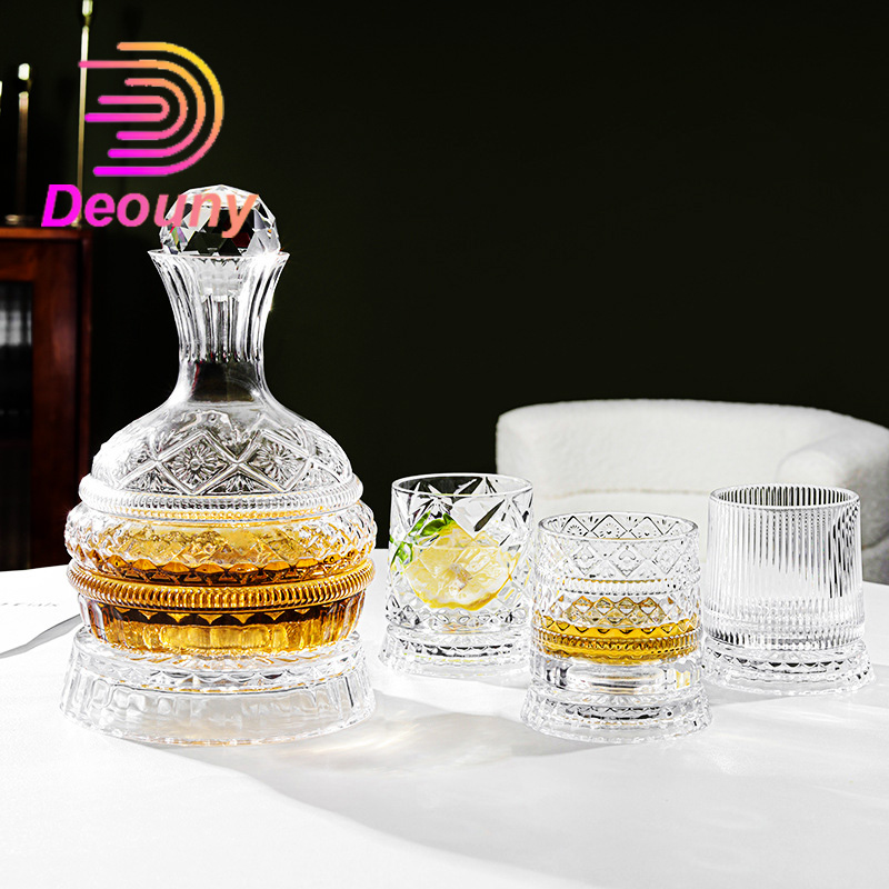 Wine Beer The Whiskey - DEOUNY European Star Diamond Rotating Wine