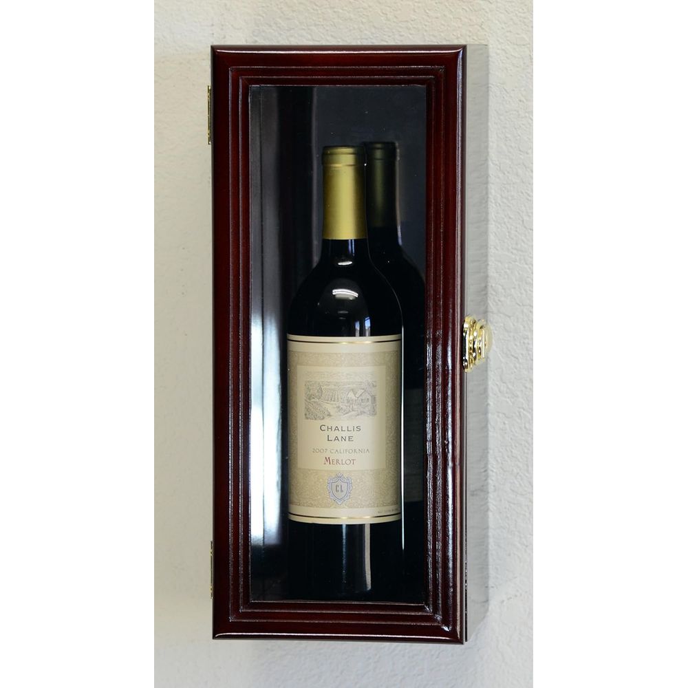 Wine & Beer Shop Photos - Wall Display Case for Wine Bottles