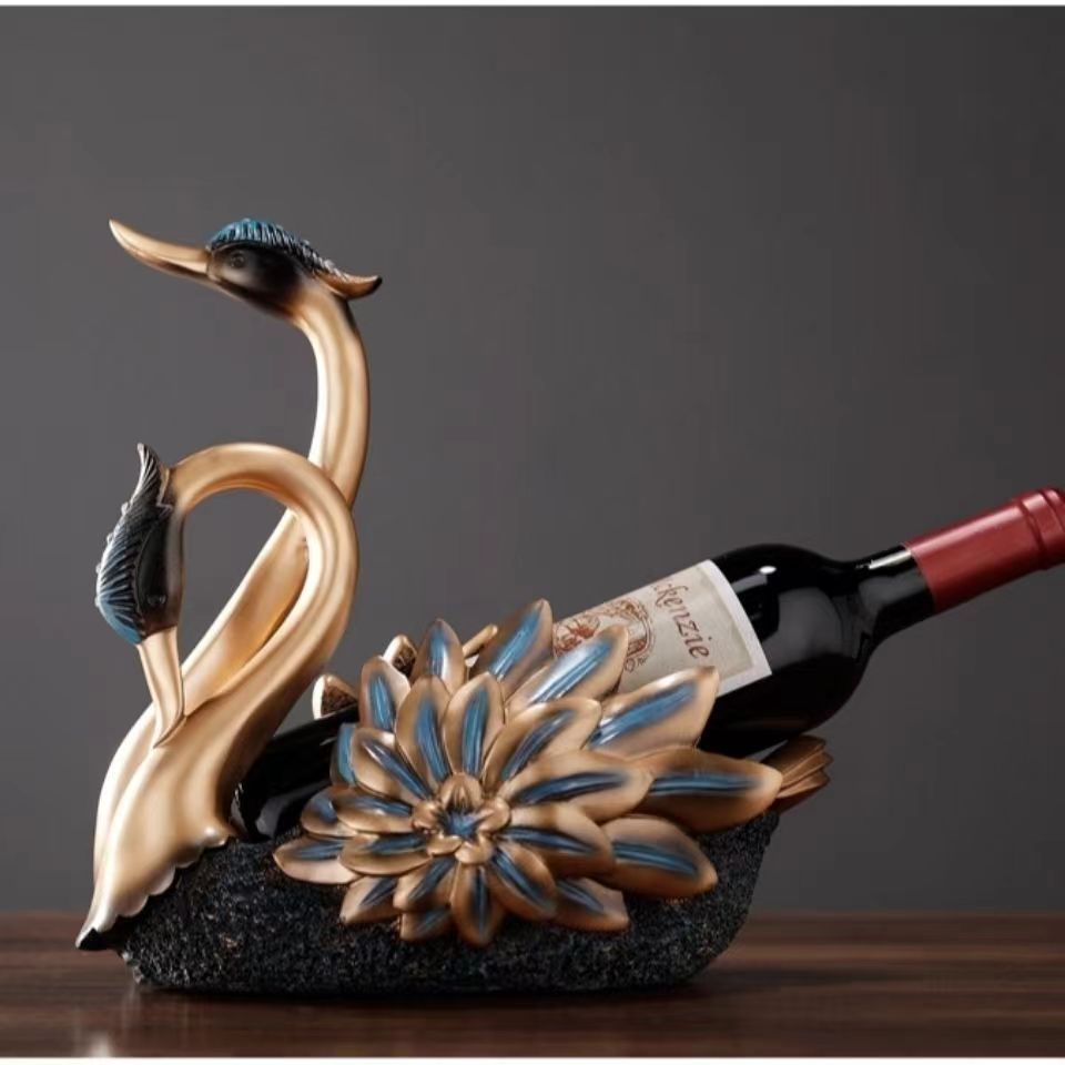 Wine Beer Europe - Swan Red Wine Rack Light Luxury