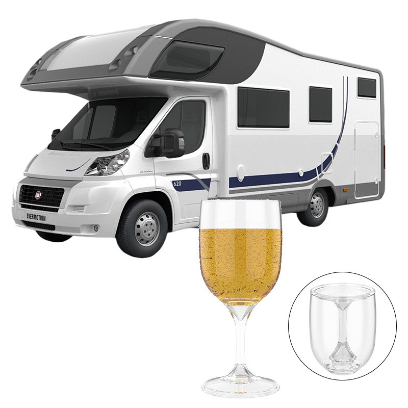 Wine & Beer Shop Photos - Folding Wine Glass Transparent Food Grade