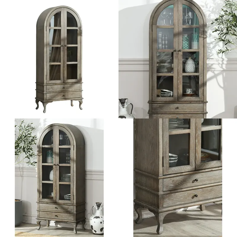 Wine & Beer Shop Photos - White Oak Solid Wood Bookcase French