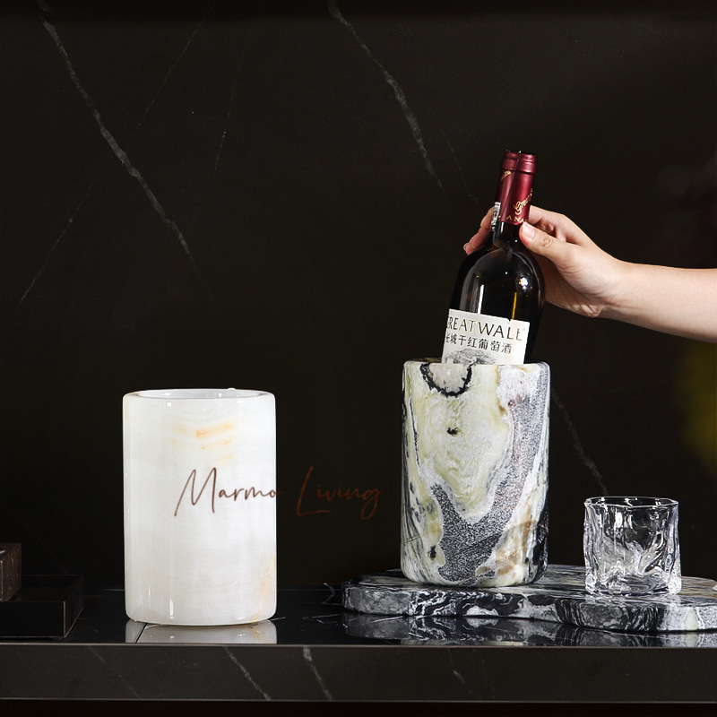 Wine Beer Europe - Natural Marble Wine Chiller Bucket Luxury