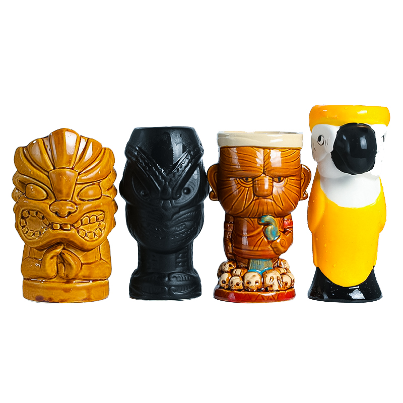 Wine Beer Cocktail - Hawaii Tiki Mugs Cocktail Cup Beer