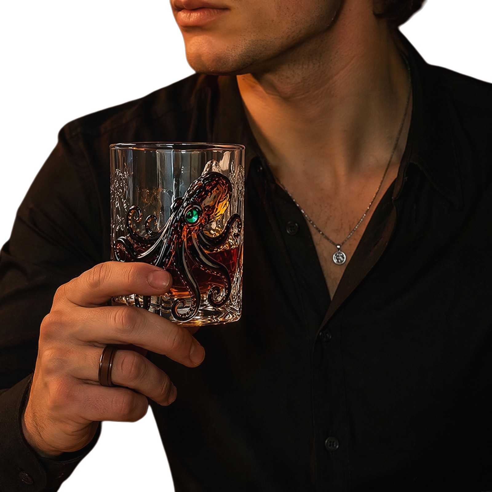Wine Beer The Whiskey - Whiskey Wine Glass Gift for Men