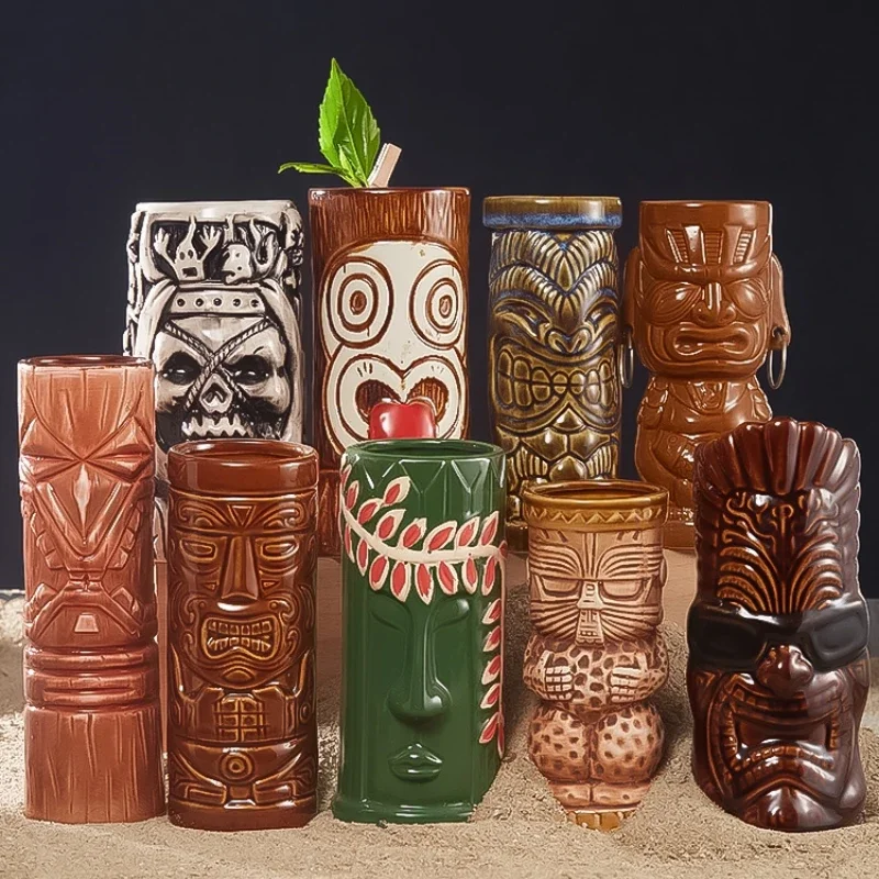 60 Type Hawaiian Tiki Mug Cera - огляд і ціна Wine Beer Cocktail