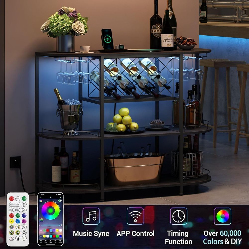 Black 3-Tier Coffee Table with - огляд і ціна Wine & Beer Shop Photos