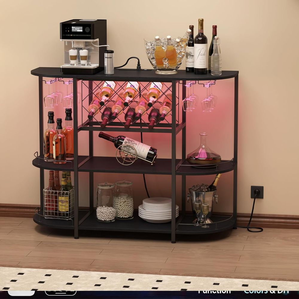 Black 3-Tier Coffee Table with - огляд і ціна Wine & Beer Shop Photos