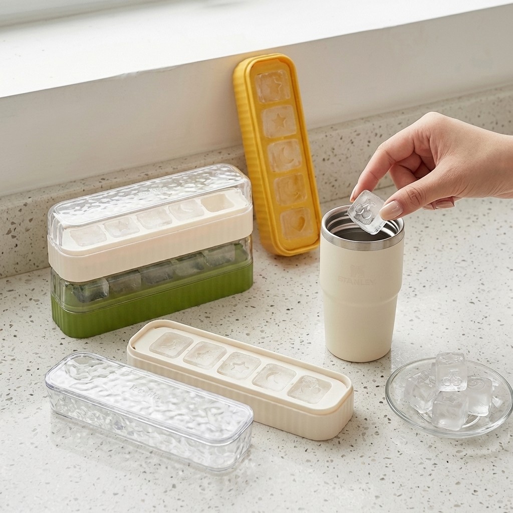 Mini Plastic Ice Cube Tray Wit - огляд і ціна Whisky Beer And Wine