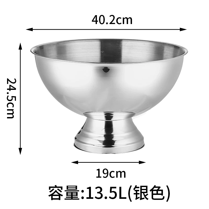Large Stainless Steel Ice Buck - огляд і ціна Wine Beer Cocktail