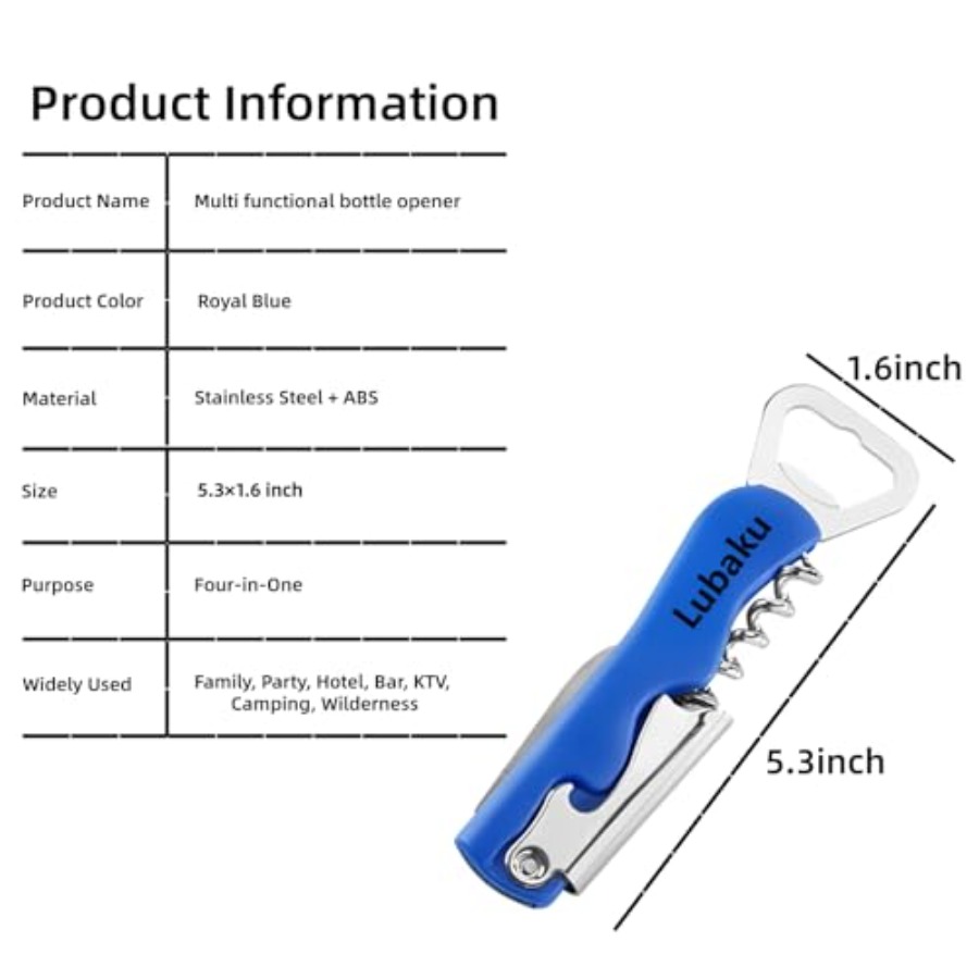 Portable Manual Bottle Opener  - огляд і ціна Wine Beer And More