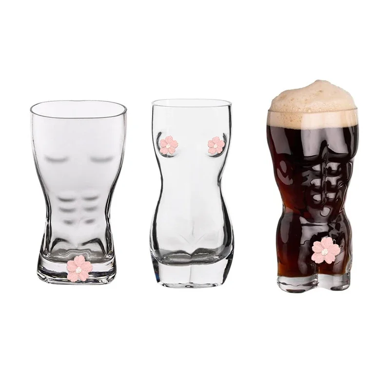 Creative Beer Glasses Body Art - огляд і ціна Wine Beer Mixed Drinks