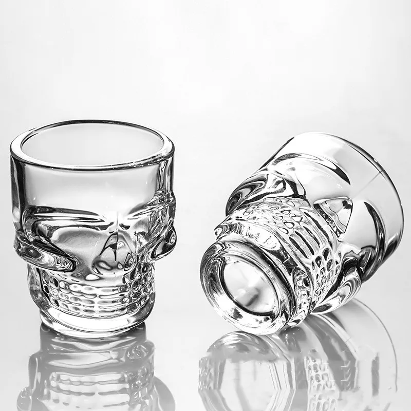 1/2Pcs Skull Head Shot Glass C - огляд і ціна Whisky Beer And Wine