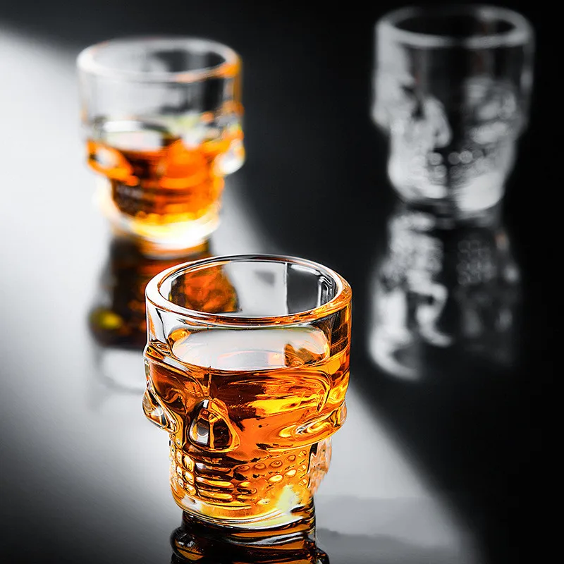 1/2Pcs Skull Head Shot Glass C - огляд і ціна Whisky Beer And Wine