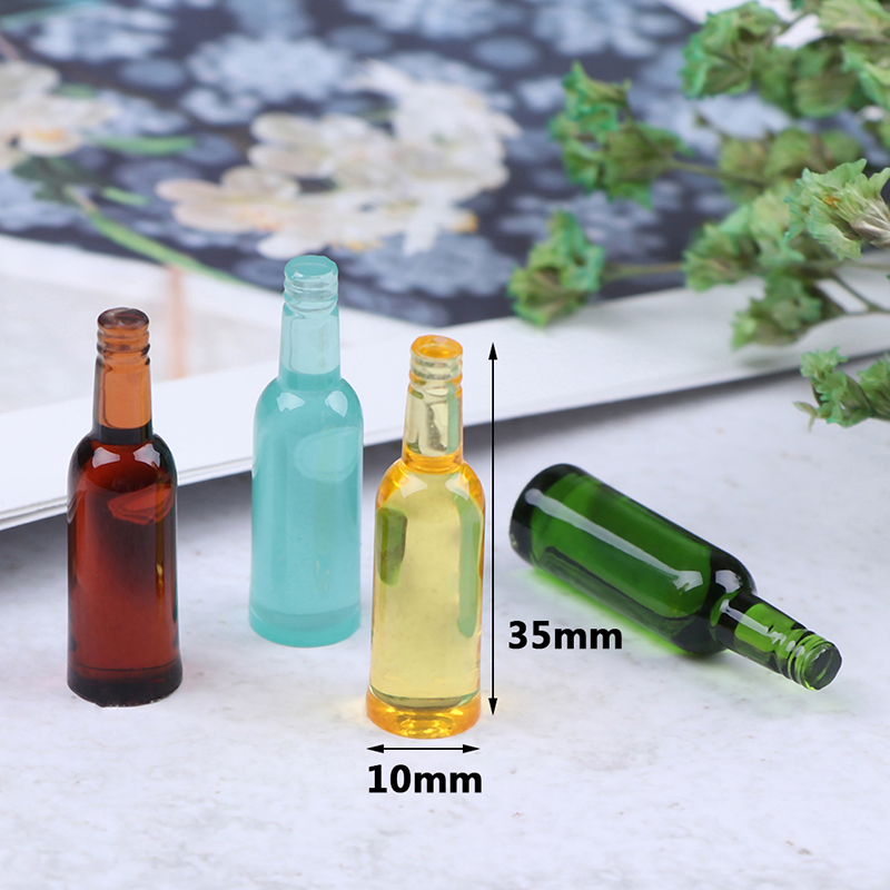 6pcs 1:12 Dollhouse Miniature  - огляд і ціна Wine Beer & More