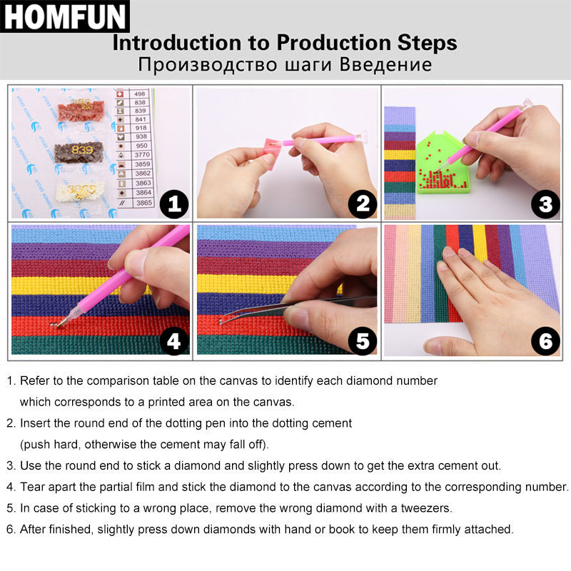 HOMFUN Diamond Painting Cross  - огляд і ціна Beer Wine Up