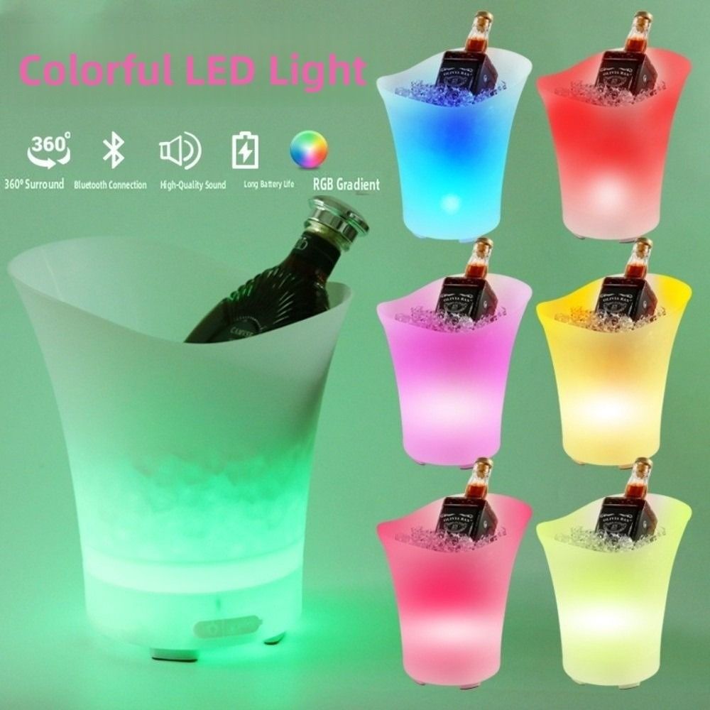 5L 7L LED Ice Bucket with Blue - огляд і ціна Beer Wine Up