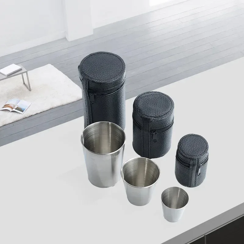 4Pcs Outdoor Travel Stainless  - огляд і ціна Whisky Beer And Wine