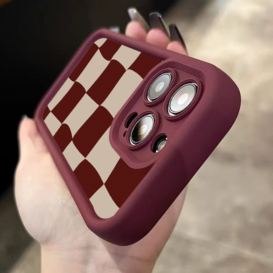 Wine Red Deform Grid Pattern P - огляд і ціна Wine & Beer Shop Photos
