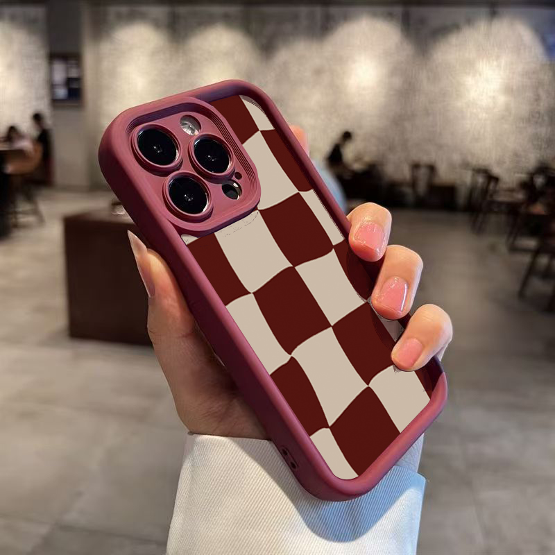 Wine Red Deform Grid Pattern P - огляд і ціна Wine & Beer Shop Photos