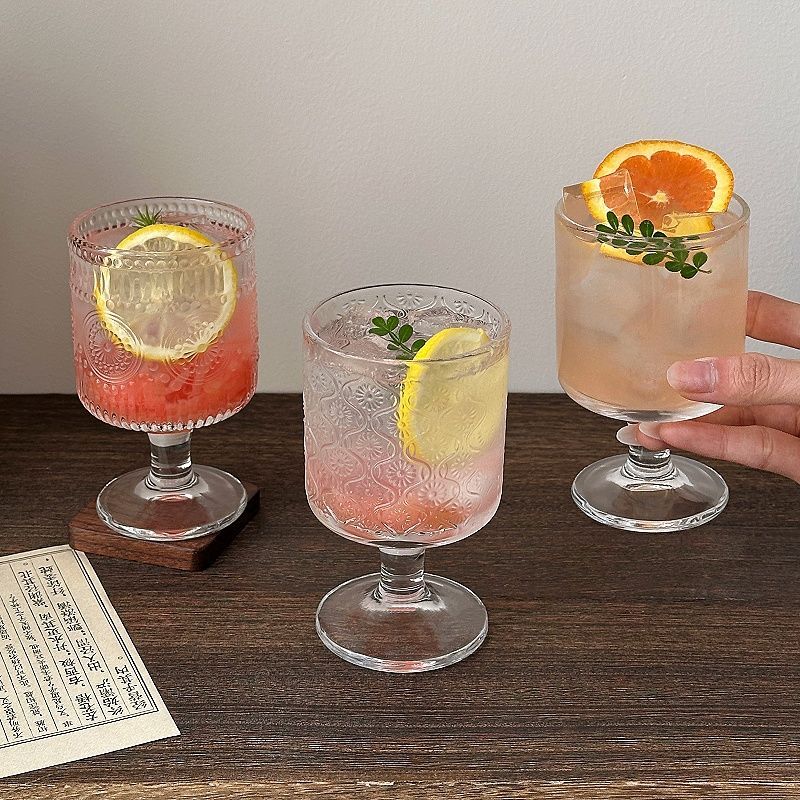 4pcs Set Vintage Embossed Mixe - огляд і ціна Wine Beer Mixed Drinks