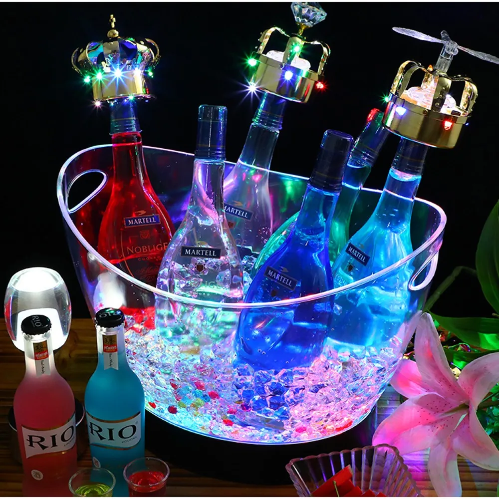 8L Transparent LED Luminous Ic - огляд і ціна Beer Wine Up