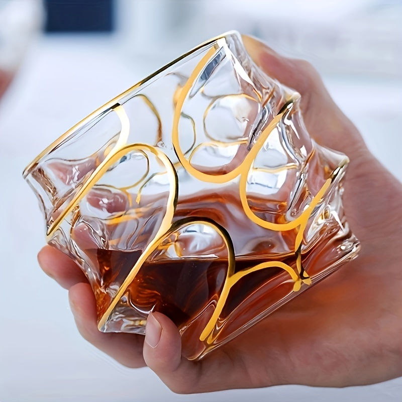 Whiskey Glass Tumbler Golden L - огляд і ціна Whisky Beer And Wine