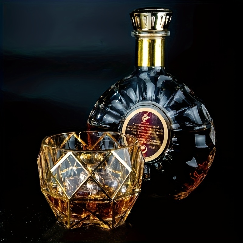 Whiskey Glass Tumbler Golden L - огляд і ціна Whisky Beer And Wine