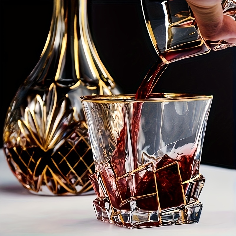 Whiskey Glass Tumbler Golden L - огляд і ціна Whisky Beer And Wine