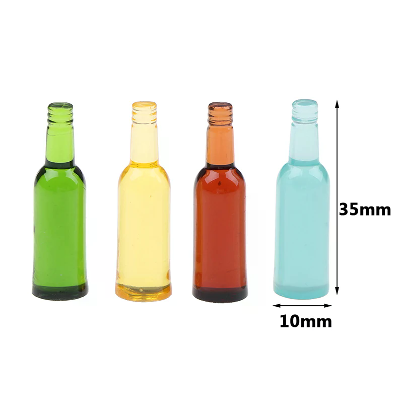 6pc 1:12 Dollhouse Miniature B - огляд і ціна Wine Beer Europe