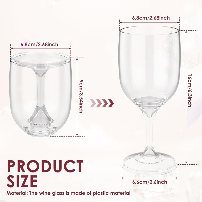 Folding Wine Glass Transparent - огляд і ціна Wine & Beer Shop Photos