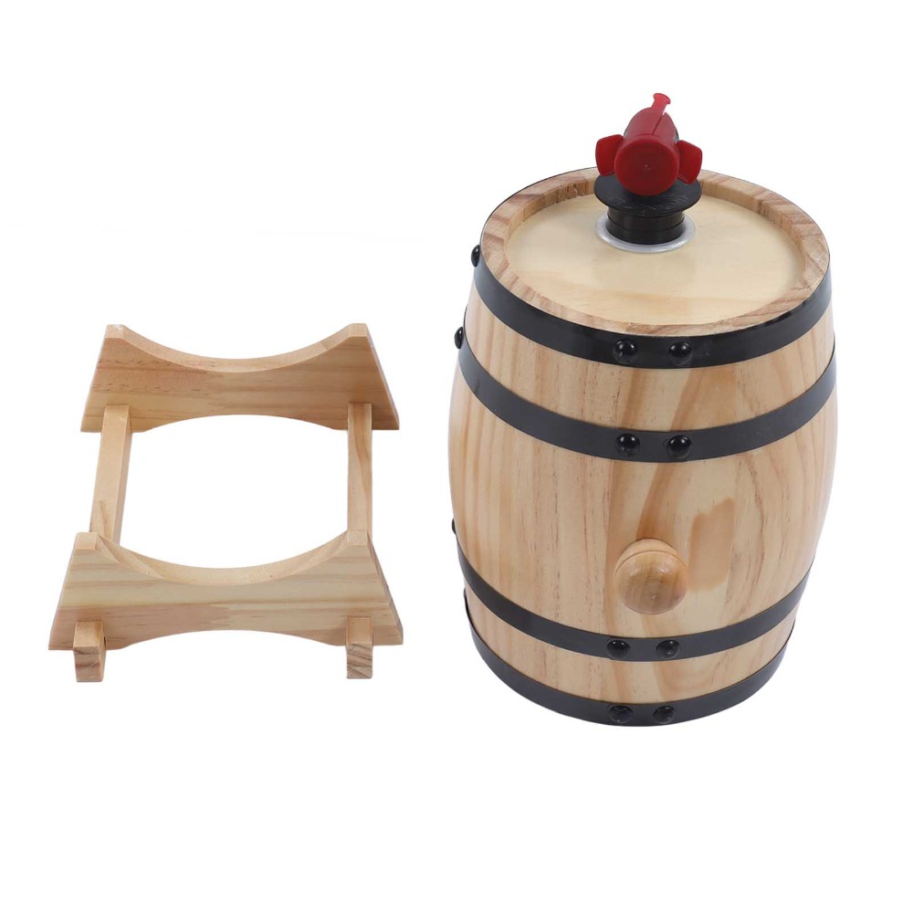 7 piece Vintage Pine Wood Wine - огляд і ціна Wine Beer The Whiskey