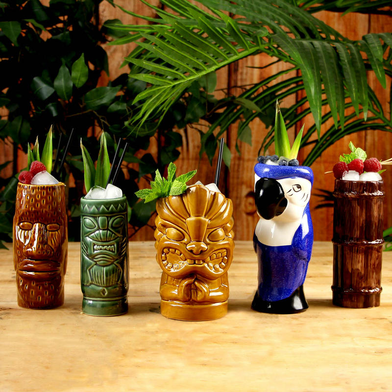 Hawaii Tiki Mugs Cocktail Cup  - огляд і ціна Wine Beer Cocktail