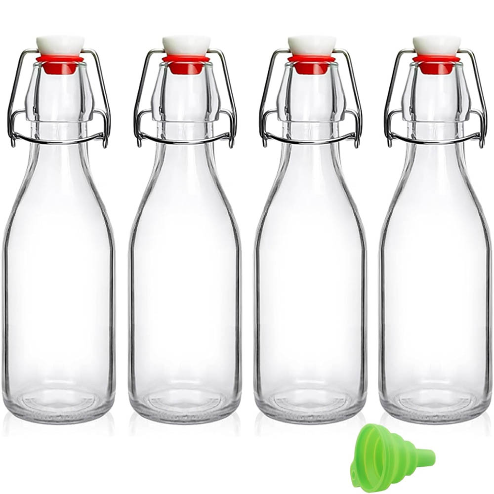 Swing Top Glass Bottles 8.5oz, - огляд і ціна Wine Beer Spirits
