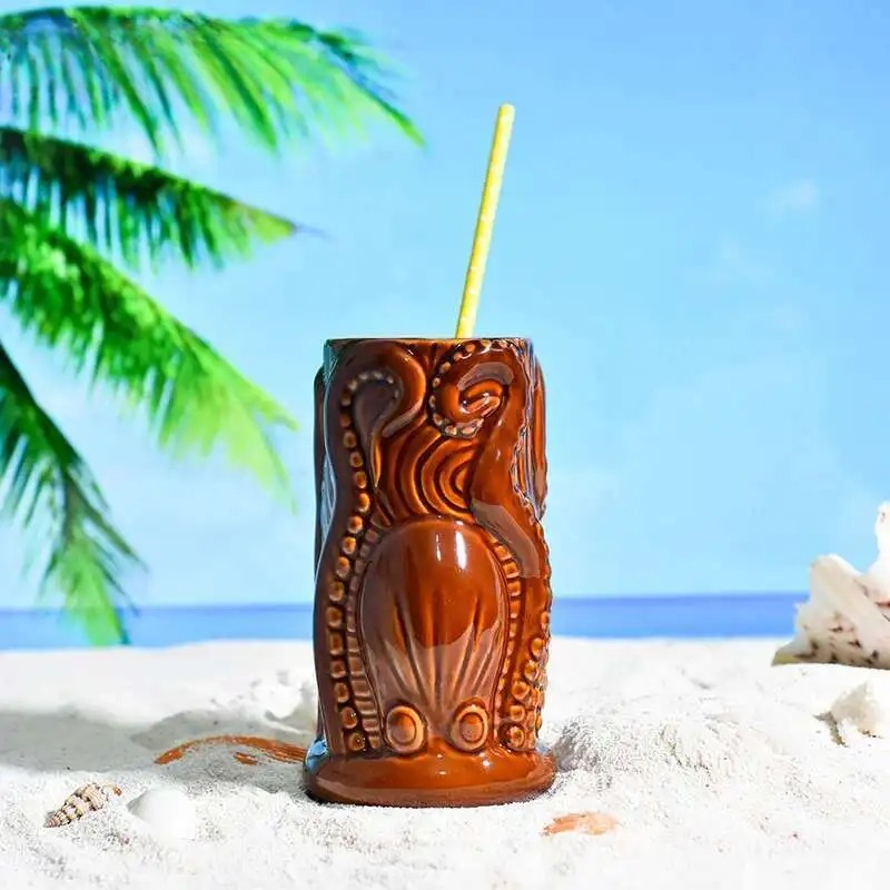 TIKI Bar Cocktail Cup Hawaii T - огляд і ціна Wine Beer Mixed Drinks