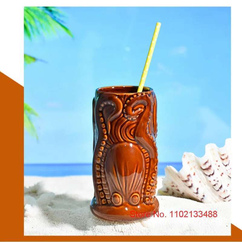 TIKI Bar Cocktail Cup Hawaii T - огляд і ціна Wine Beer Mixed Drinks