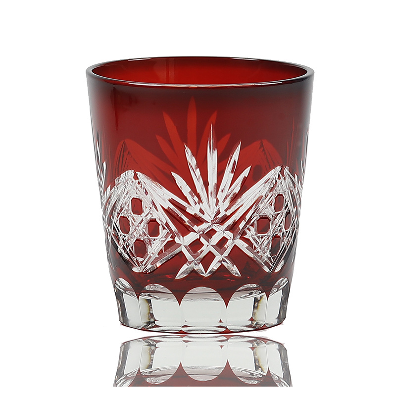 Red Edo Crystal Whisky Glass J - огляд і ціна Whisky Beer And Wine
