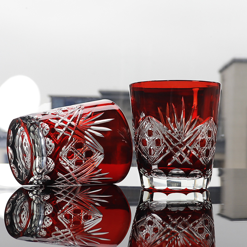 Red Edo Crystal Whisky Glass J - огляд і ціна Whisky Beer And Wine