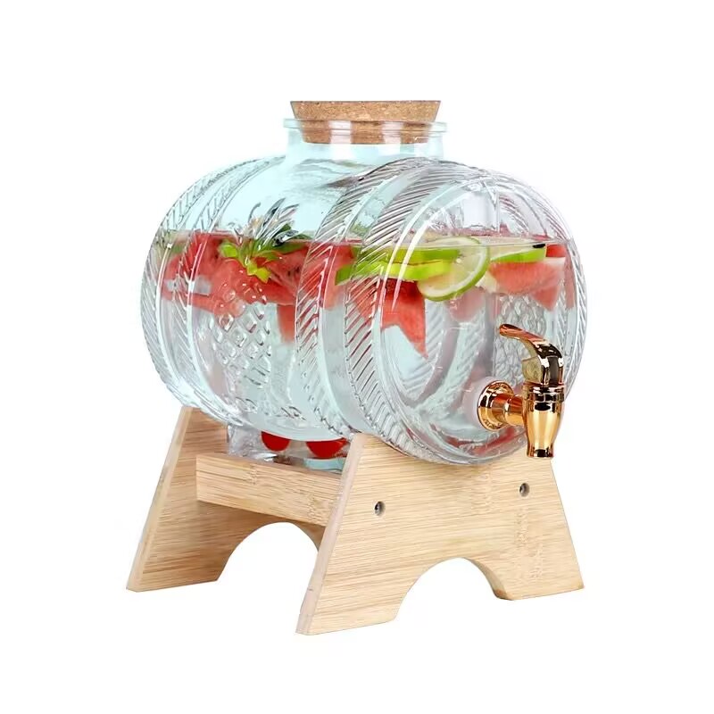 1L Glass Whiskey Barrel Wine B - огляд і ціна Wine Beer The Whiskey