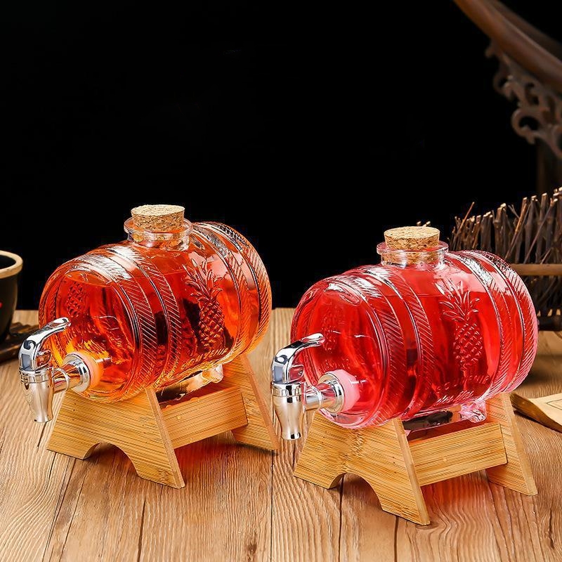 1L Glass Whiskey Barrel Wine B - огляд і ціна Wine Beer The Whiskey