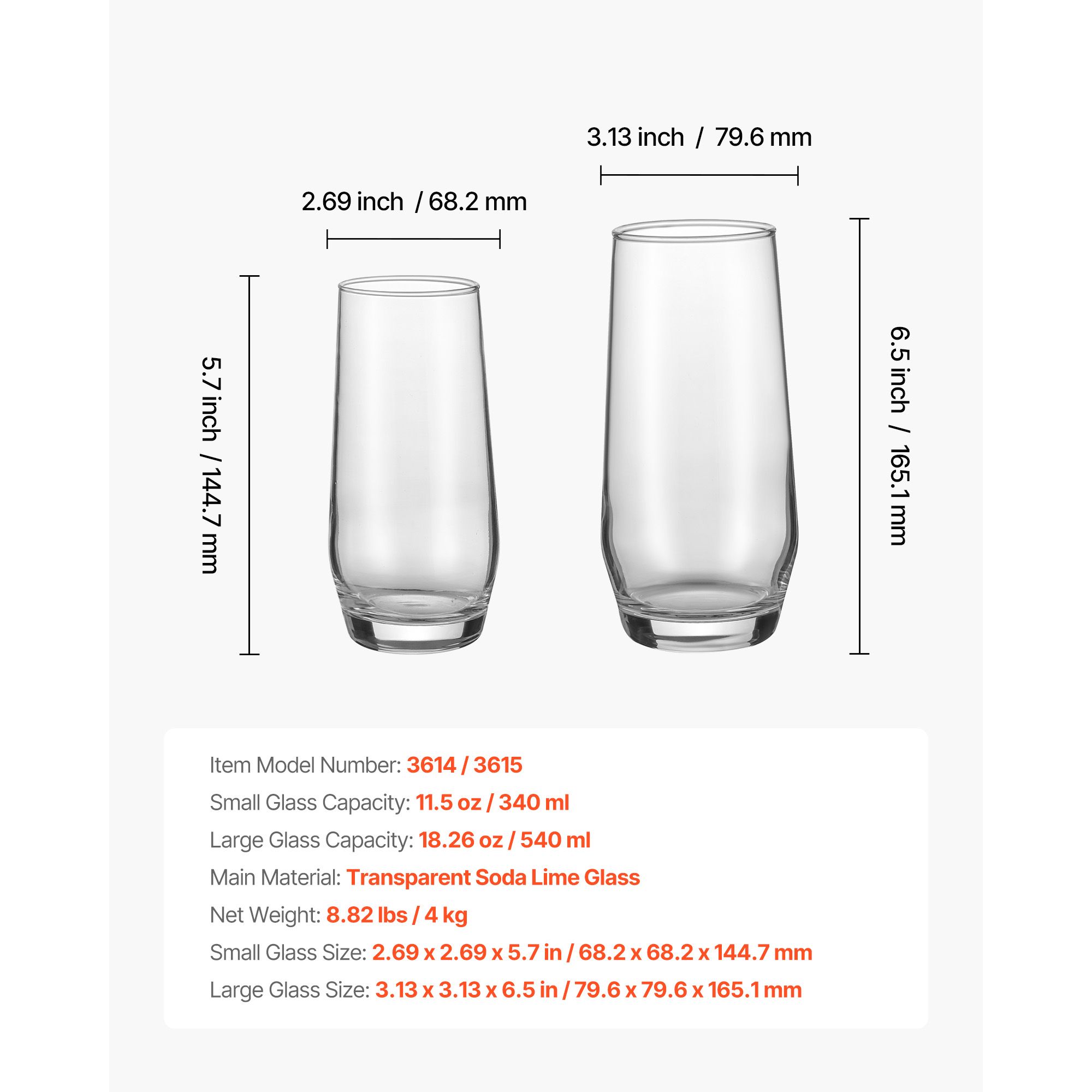 Drinking Glasses Set, 16-Piece - огляд і ціна Wine Beer Mixed Drinks