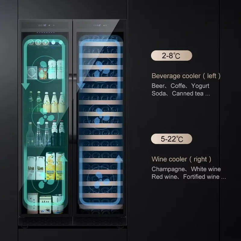 Built In Beverage Fridge Doubl - огляд і ціна Wine With Beer Mix