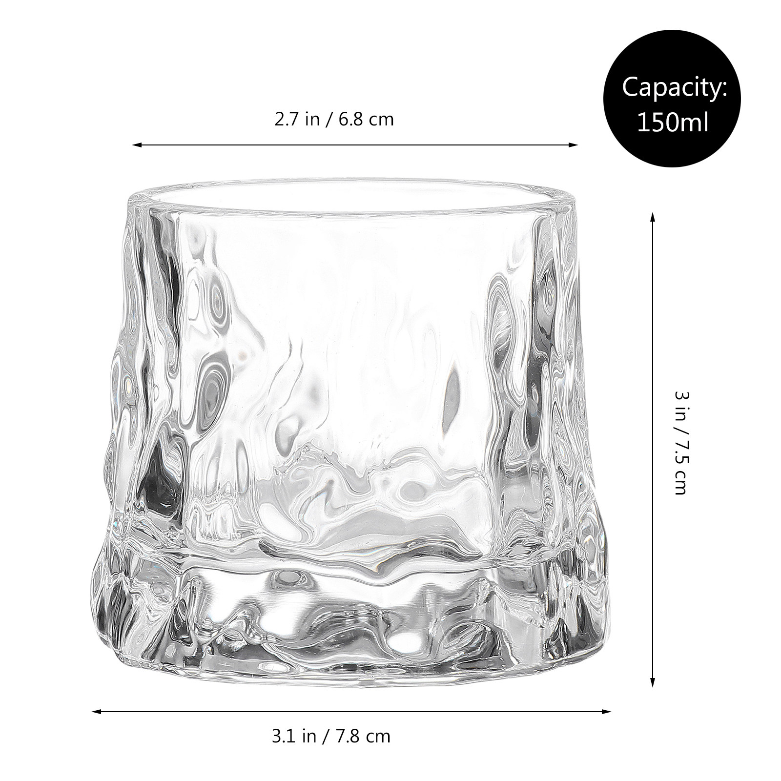 1Pcs Hammered Wine Glass Cup P - огляд і ціна Wine Beer The Whiskey