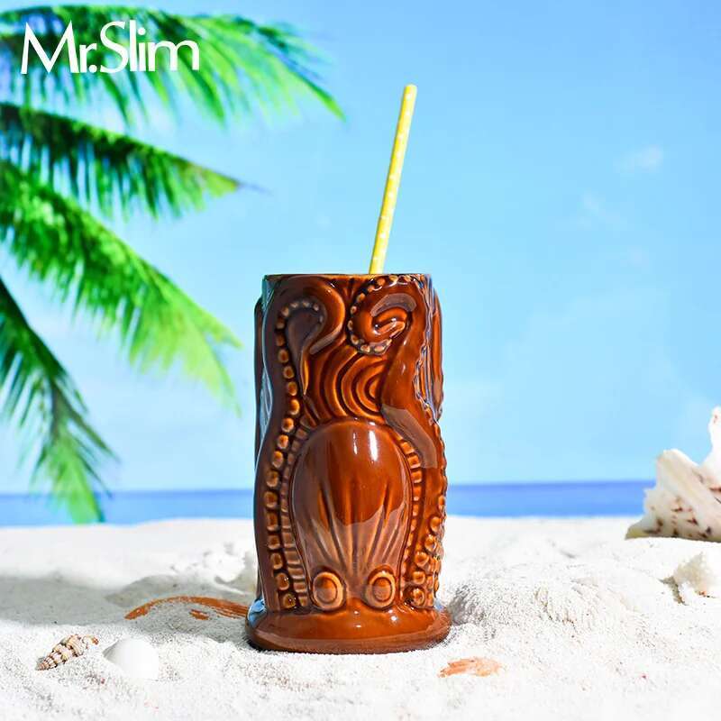 TIKI Bar Cocktail Cup Hawaii T - огляд і ціна Wine Beer Mixed Drinks
