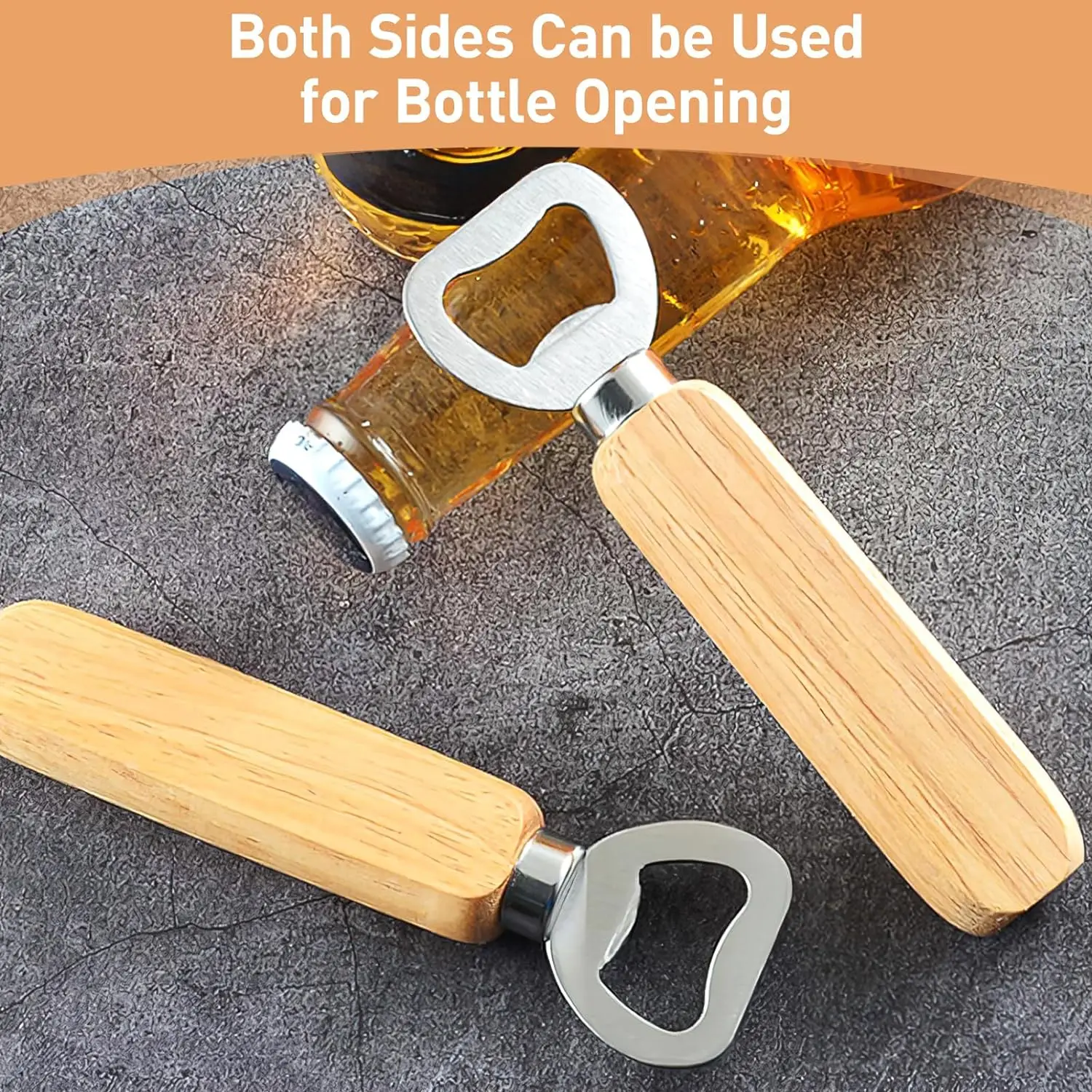 Wooden Bottle Opener Beer Can  - огляд і ціна Wine Beer Spirits